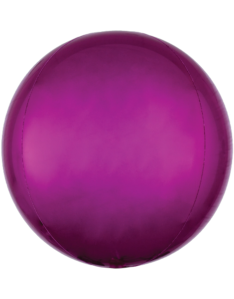 16in Anagram Bright Pink Orbz Balloon - Joker Party Supply