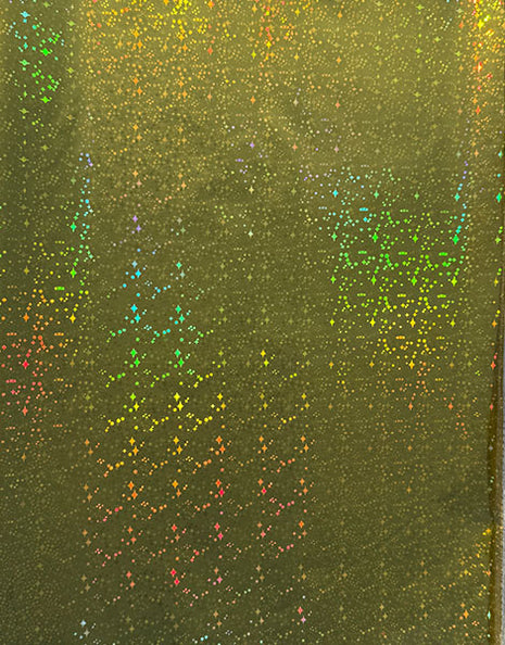 Bright Gold Holographic Foil Sheets 50ct (20in x 30in Designs May Very)