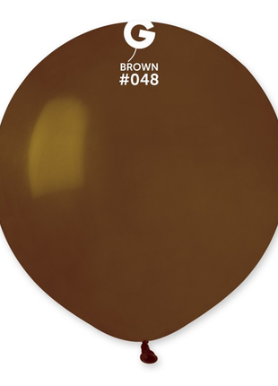 19in Gemar Standard Brown Balloons 25ct #048 - Joker Party Supply