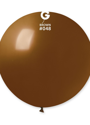 31in Gemar Standard Brown Balloon 1ct #048 - Joker Party Supply