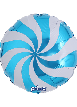 18in Prima Blue Swirl Balloon - Joker Party Supply