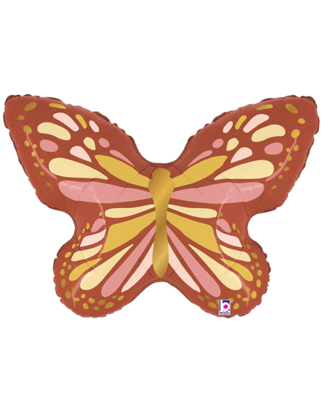 29in Betallic Boho Butterfly Balloon - Joker Party Supply