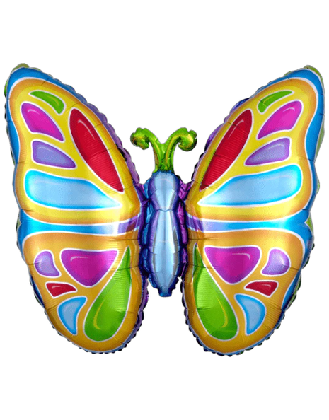 25in Anagram Bright Butterfly Balloon - Joker Party Supply