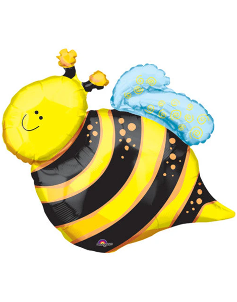 25in Anagram Happy Bee Balloon - Joker Party Supply