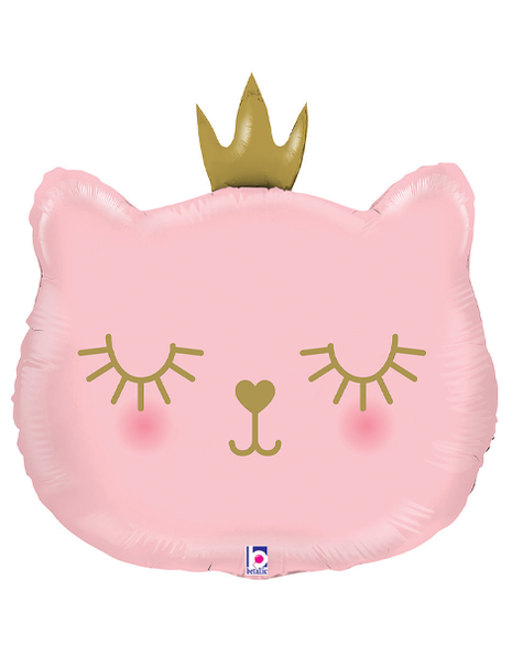 21in Betallic Cat Princess Balloon - Joker Party Supply