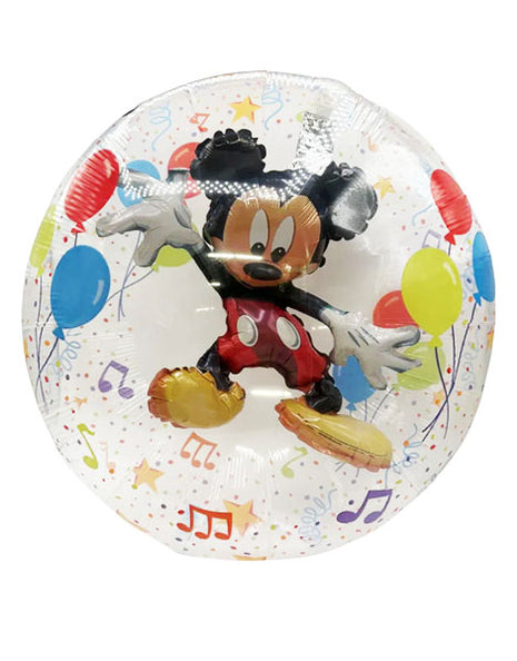 Globo de fiesta de Mickey Mouse con anagrama de 24 pulgadas