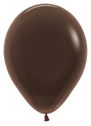 11in Sempertex Deluxe Chocolate 100ct - Joker Party Supply