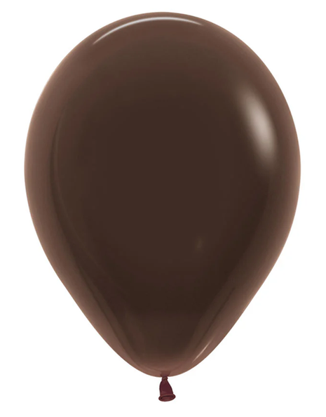 11in Sempertex Deluxe Chocolate 100ct - Joker Party Supply