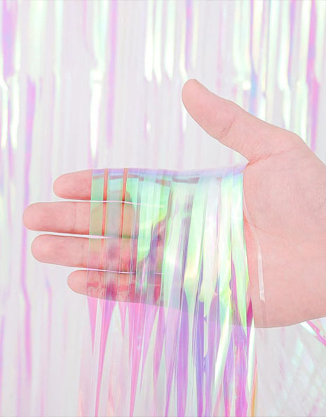 SoNice Iridescent Foil Curtain 8ft