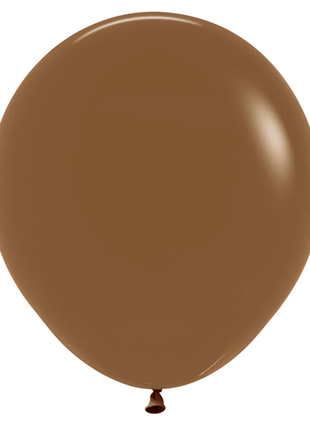 18in Sempertex Deluxe Coffee 25ct - Joker Party Supply