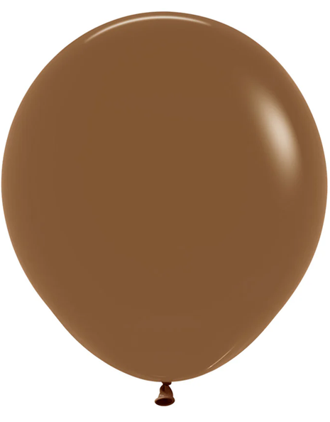 18in Sempertex Deluxe Coffee 25ct - Joker Party Supply