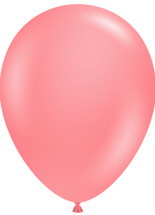 11in Tuftex Coral 100 Ct - Joker Party Supply