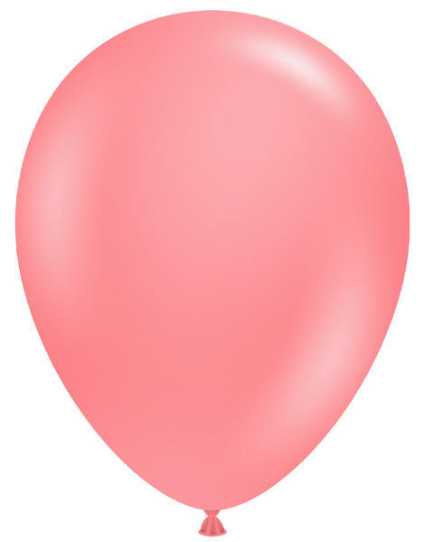 11in Tuftex Coral 100 Ct - Joker Party Supply