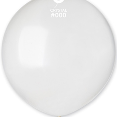 19in Gemar Crystal Clear Balloons 25ct #000 - Joker Party Supply