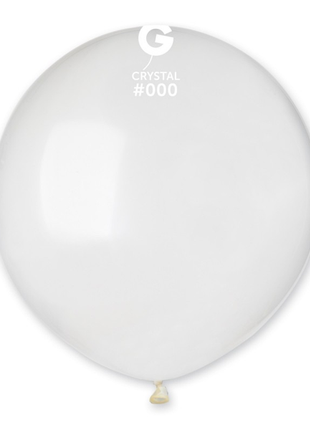19in Gemar Crystal Clear Balloons 25ct #000 - Joker Party Supply