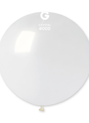 31in Gemar Crystal Clear Balloon 1ct #00 - Joker Party Supply