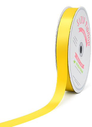 7/8in Single Face Satin Daffodil Ribbon 100Yds
