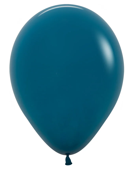5in Sempertex Deluxe Deep Teal 100ct - Joker Party Supply