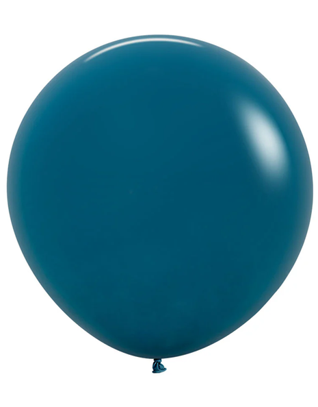 24in Sempertex Deluxe Deep Teal 10ct - Joker Party Supply