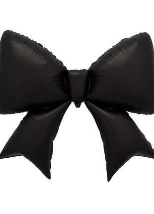 38in SoNice Black Bow Balloon