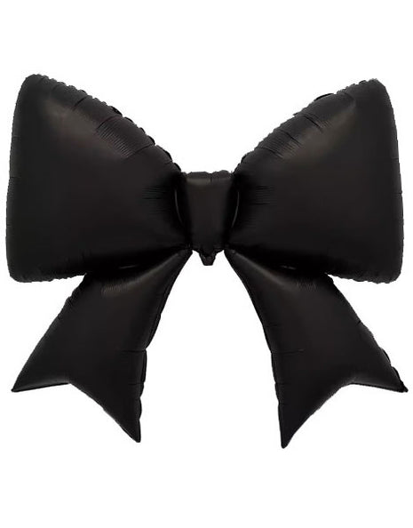 38in SoNice Black Bow Balloon