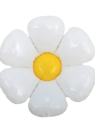 Globo DecoChamp de margarita blanca de 24 pulgadas (2 unidades)