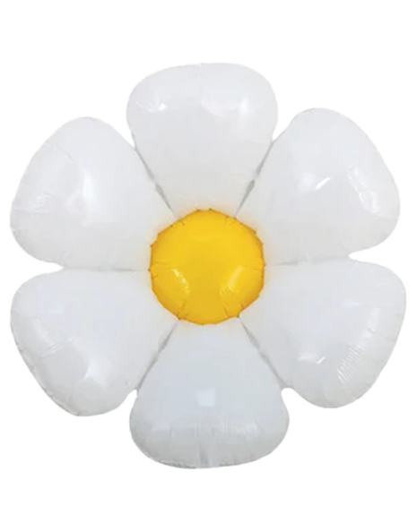 Globo DecoChamp de margarita blanca de 24 pulgadas (2 unidades)