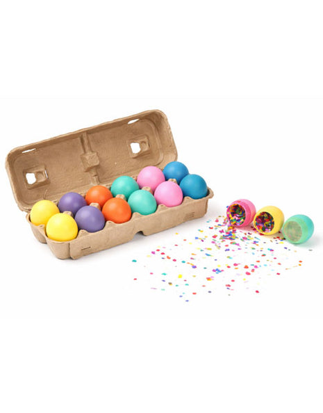 Confetti Easter Eggs - Cascarones - 1 Dozen