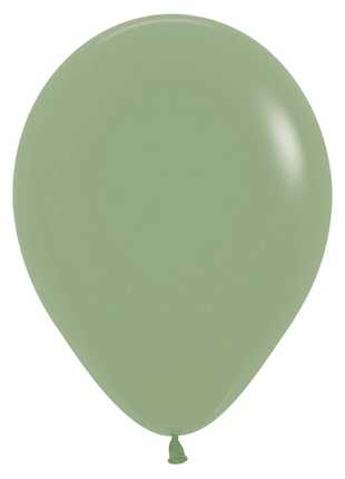11in Sempertex Deluxe Eucalyptus 100ct - Joker Party Supply