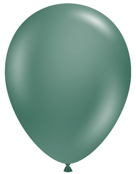 11in Tuftex Evergreen 100 Ct - Joker Party Supply