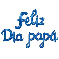 16in Party Blue Feliz Dia Papa Balloon Banner - Joker Party Supply