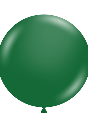 17in Tuftex Metallic Forest Green  50 Ct - Joker Party Supply