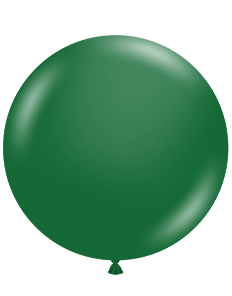 36in Tuftex Metallic Forest Green  2 Ct - Joker Party Supply