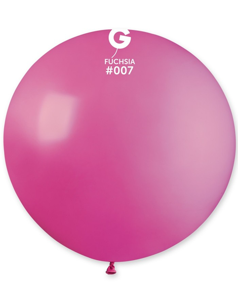 31in Gemar Standard Fuchsia Balloon 1ct #007 - Joker Party Supply