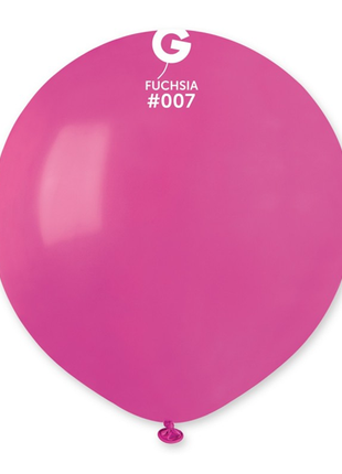 19in Gemar Standard Fuchsia Balloons 25ct #007 - Joker Party Supply