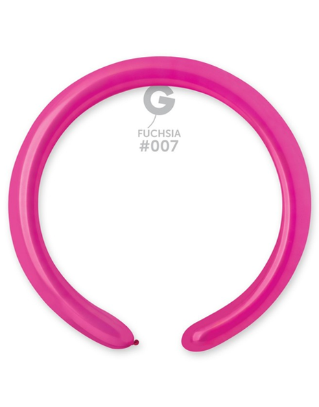 260 Gemar Standard Fuchsia Balloons 50ct #007 - Joker Party Supply
