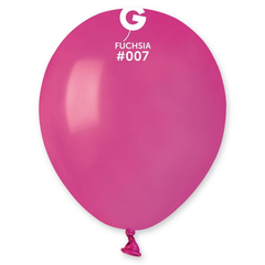 5in Gemar Standard Fuchsia Balloons 100 # 007 - Joker Party Supply