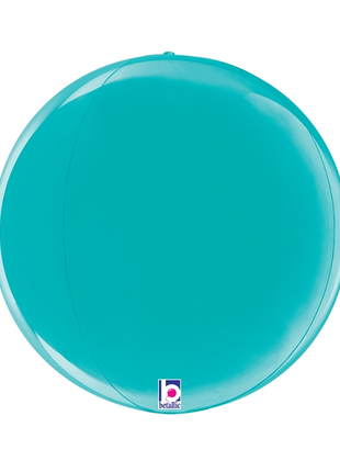 15in Betallic Robin's Egg Blue Globe Balloon - Joker Party Supply