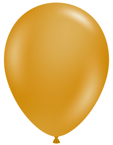 11in Tuftex Metallic Gold 100 Ct - Joker Party Supply