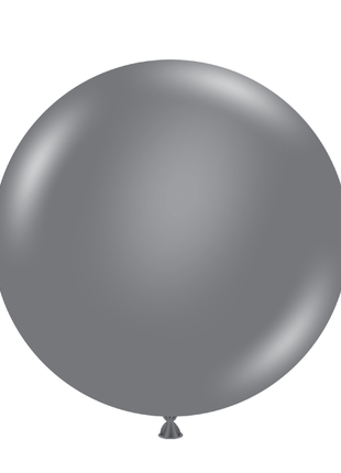 17in Tuftex Gray Smoke  50 Ct - Joker Party Supply