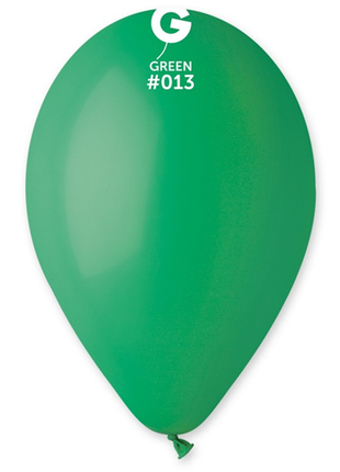 12in Gemar Standard Green Balloons 50ct #012 - Joker Party Supply