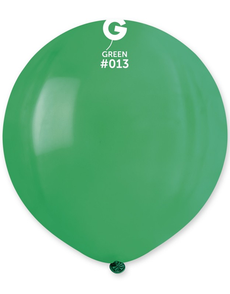 19in Gemar Standard Green Balloons 25ct #012 - Joker Party Supply