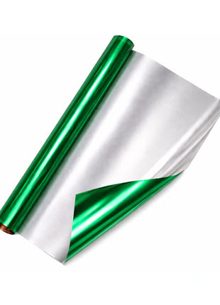 30in Metallic Green Cellophane Roll 100ft