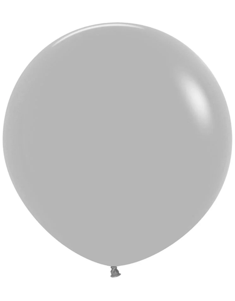 24in Sempertex Deluxe Grey 10ct - Joker Party Supply