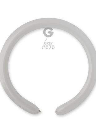 260 Gemar Standard Grey Balloons 50ct #070 - Joker Party Supply