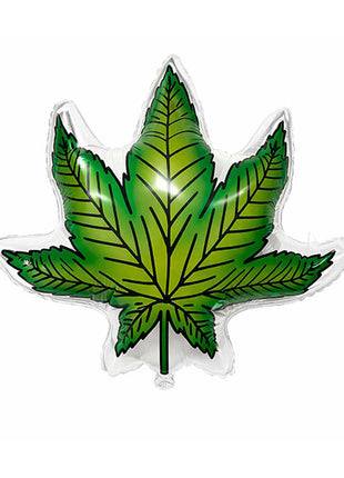 28in Marijuana Cannabis Weed Leaf Balloon