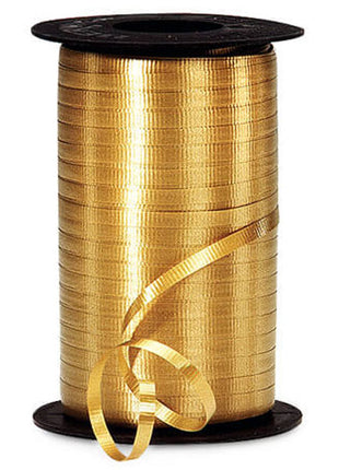 Cinta rizada dorada Berwick de 3/16 pulgadas x 500 yardas