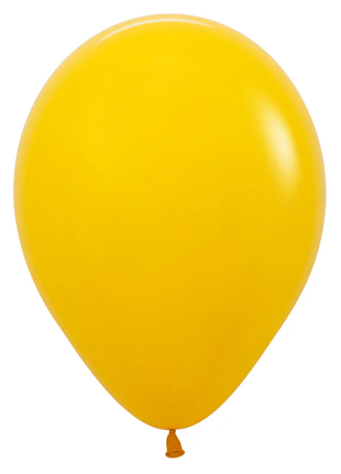 11in Sempertex Deluxe Honey Yellow 100ct - Joker Party Supply
