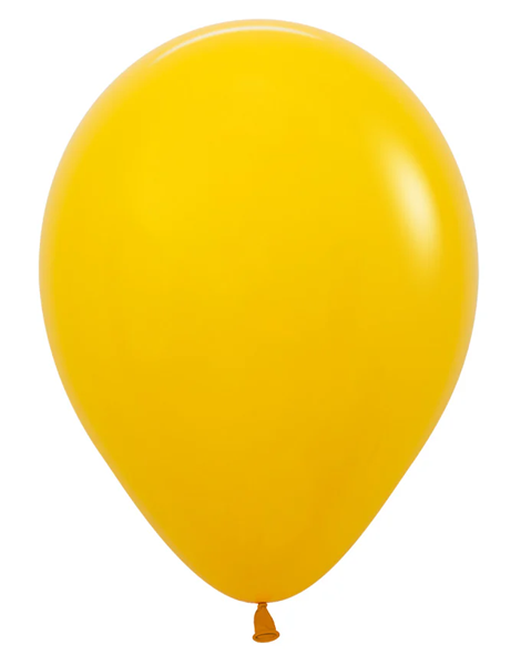 11in Sempertex Deluxe Honey Yellow 100ct - Joker Party Supply