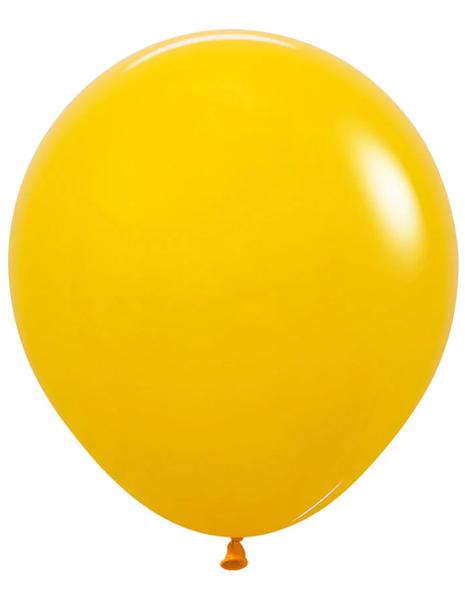 18in Sempertex Deluxe Honey Yellow 25ct - Joker Party Supply